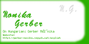 monika gerber business card